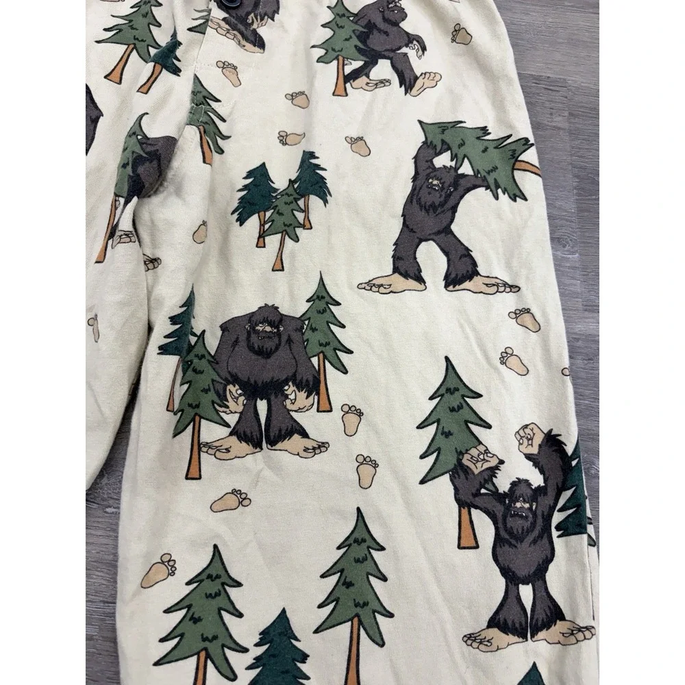 Lazy One Sasquatch Pajama Lounge Pants Unisex Size Small